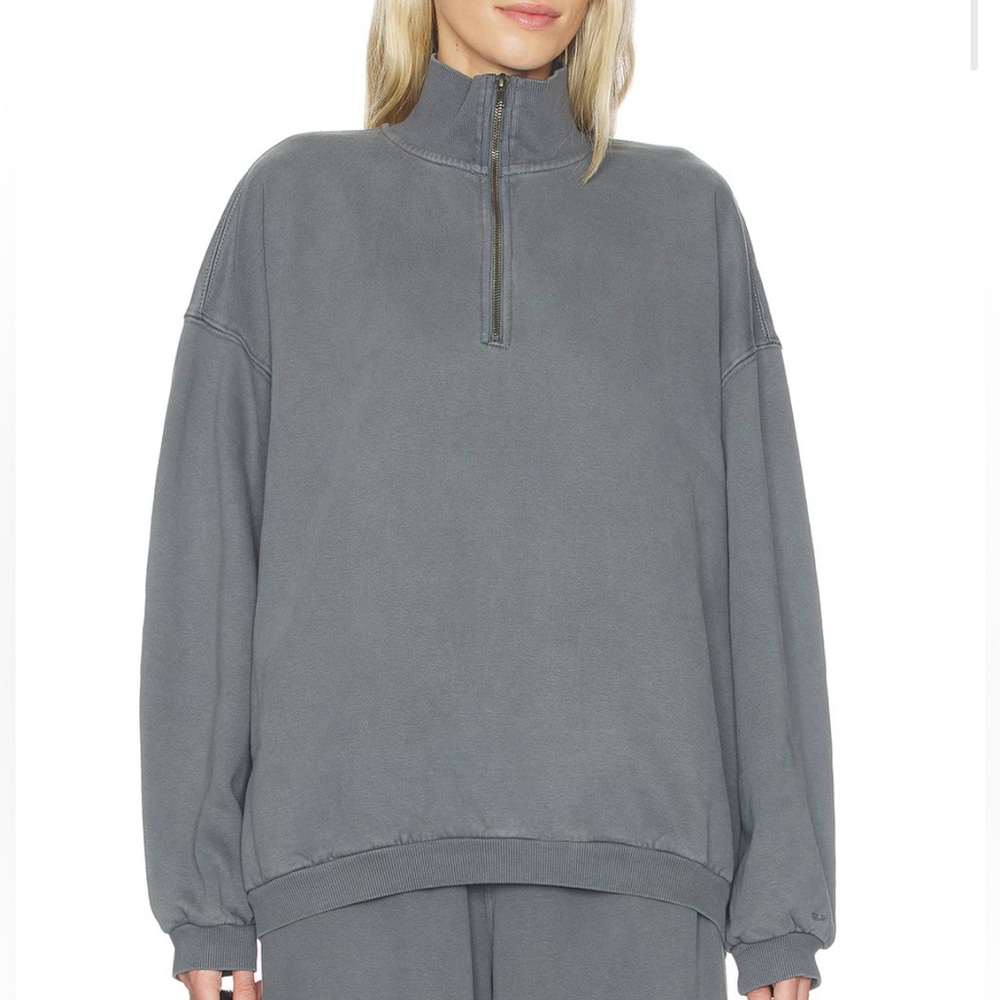 SKIMS Gray Turtleneck Sweater